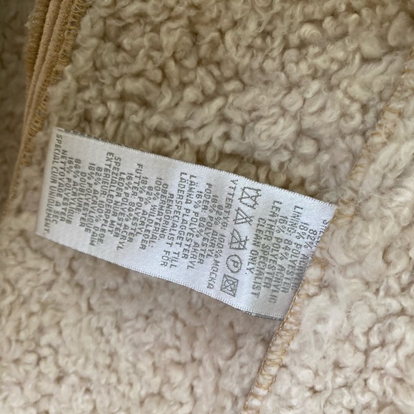 100% suede beige winter coat 🔒 - Picture 4 of 7